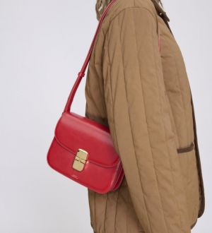 SAC GRACE SMALL  ROUGE