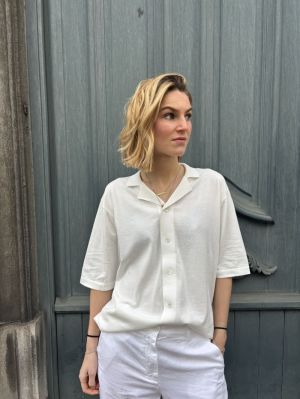 KNIT SHIRT WHITE