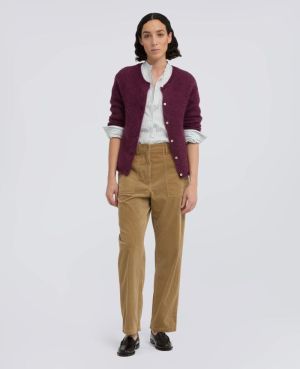 PANTALONE RIB BEIGE